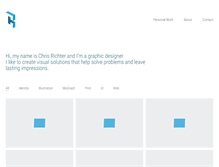 Tablet Screenshot of chrisrichterdesign.com